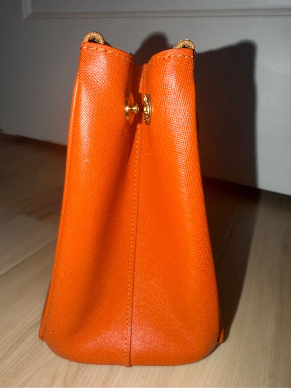 Prada Saffiano Lux Colorblock Medium Galleria Double Zip Tote - Picture 3 of 7
